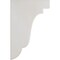 Ekena Millwork 1 3/4"W x 5"D x 7 1/2"H Bedford Wood Vintage Decor Bracket, Chalk Dust White BKTWD02X05X08BEWH - alternate 3